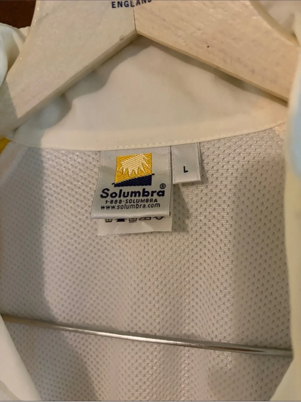 Solumbra Men’s White & Yellow Lightweight Cycling Jacket